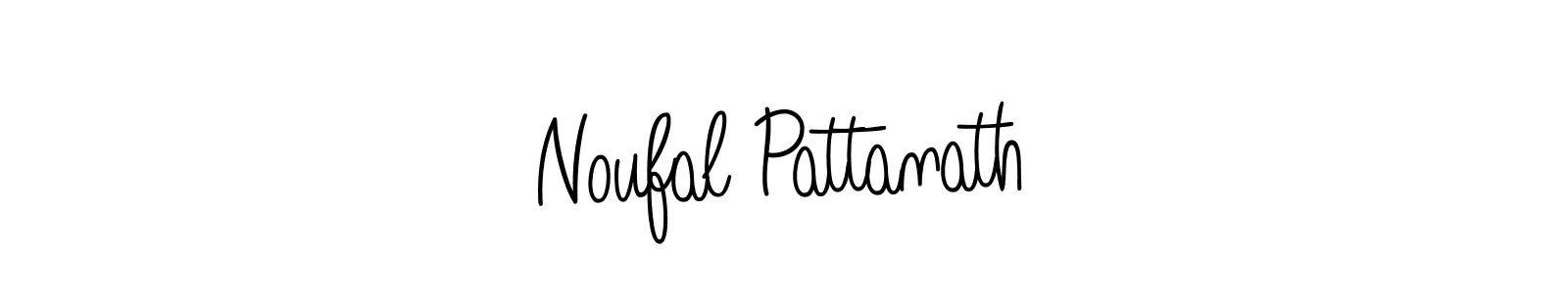 How to make Noufal Pattanath name signature. Use Angelique-Rose-font-FFP style for creating short signs online. This is the latest handwritten sign. Noufal Pattanath signature style 5 images and pictures png