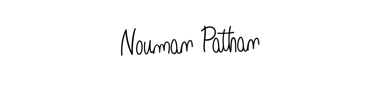 Also we have Nouman Pathan name is the best signature style. Create professional handwritten signature collection using Angelique-Rose-font-FFP autograph style. Nouman Pathan signature style 5 images and pictures png