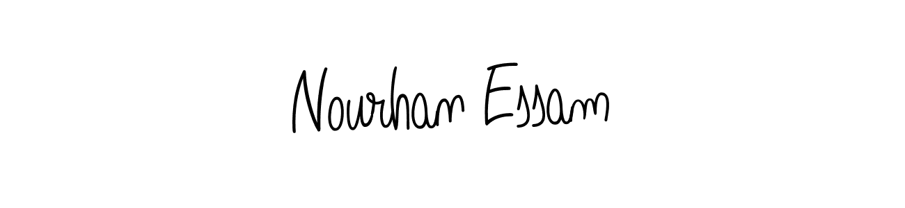 Check out images of Autograph of Nourhan Essam name. Actor Nourhan Essam Signature Style. Angelique-Rose-font-FFP is a professional sign style online. Nourhan Essam signature style 5 images and pictures png