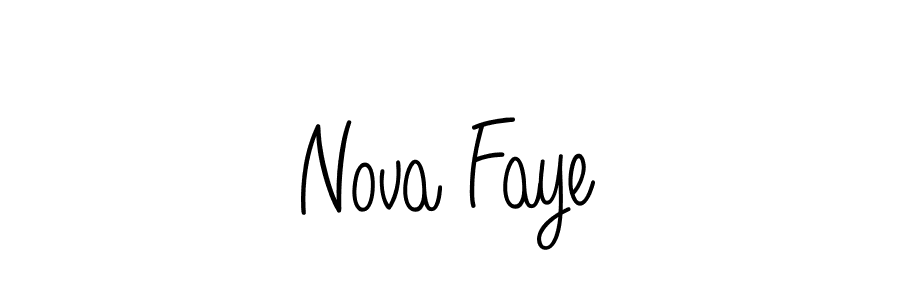 Best and Professional Signature Style for Nova Faye. Angelique-Rose-font-FFP Best Signature Style Collection. Nova Faye signature style 5 images and pictures png