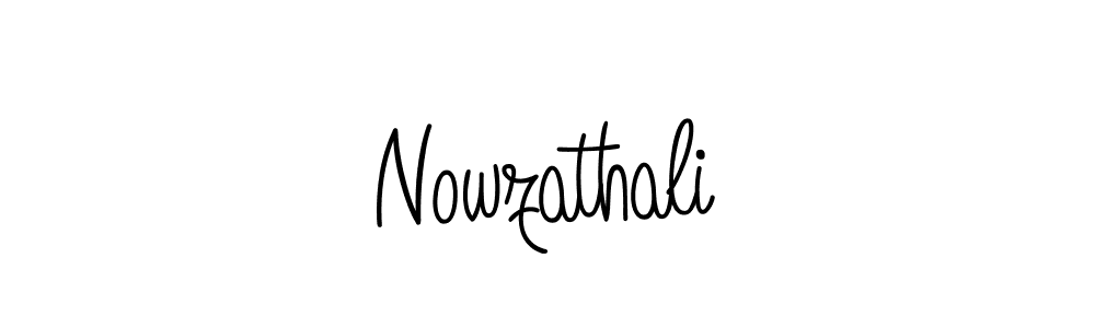 if you are searching for the best signature style for your name Nowzathali. so please give up your signature search. here we have designed multiple signature styles  using Angelique-Rose-font-FFP. Nowzathali signature style 5 images and pictures png