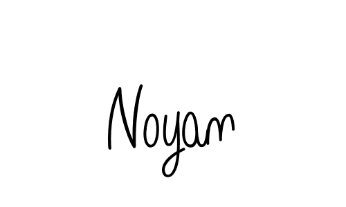 How to make Noyan name signature. Use Angelique-Rose-font-FFP style for creating short signs online. This is the latest handwritten sign. Noyan signature style 5 images and pictures png