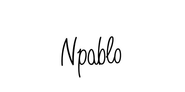 Also we have Npablo name is the best signature style. Create professional handwritten signature collection using Angelique-Rose-font-FFP autograph style. Npablo signature style 5 images and pictures png