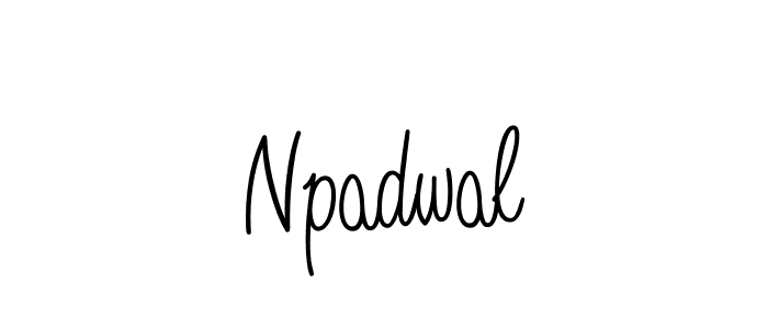 Design your own signature with our free online signature maker. With this signature software, you can create a handwritten (Angelique-Rose-font-FFP) signature for name Npadwal. Npadwal signature style 5 images and pictures png