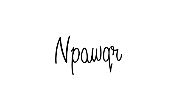Make a beautiful signature design for name Npawqr. Use this online signature maker to create a handwritten signature for free. Npawqr signature style 5 images and pictures png