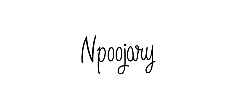 Similarly Angelique-Rose-font-FFP is the best handwritten signature design. Signature creator online .You can use it as an online autograph creator for name Npoojary. Npoojary signature style 5 images and pictures png