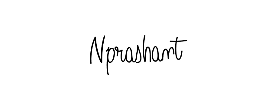 Design your own signature with our free online signature maker. With this signature software, you can create a handwritten (Angelique-Rose-font-FFP) signature for name Nprashant. Nprashant signature style 5 images and pictures png