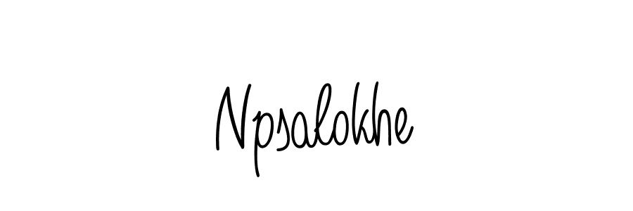 Similarly Angelique-Rose-font-FFP is the best handwritten signature design. Signature creator online .You can use it as an online autograph creator for name Npsalokhe. Npsalokhe signature style 5 images and pictures png