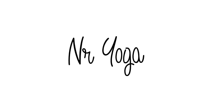 Make a beautiful signature design for name Nr Yoga. Use this online signature maker to create a handwritten signature for free. Nr Yoga signature style 5 images and pictures png