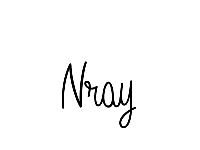 You should practise on your own different ways (Angelique-Rose-font-FFP) to write your name (Nray) in signature. don't let someone else do it for you. Nray signature style 5 images and pictures png