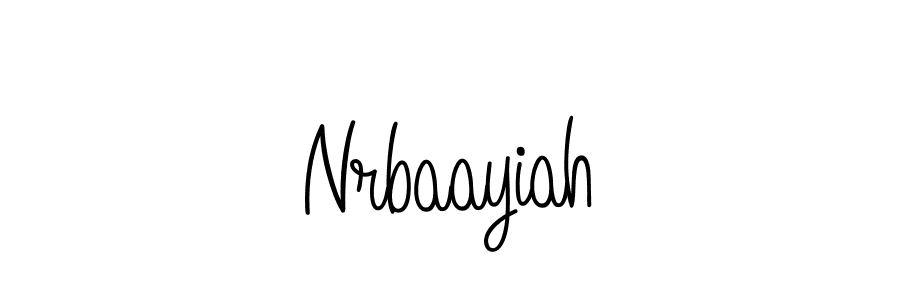Once you've used our free online signature maker to create your best signature Angelique-Rose-font-FFP style, it's time to enjoy all of the benefits that Nrbaayiah name signing documents. Nrbaayiah signature style 5 images and pictures png