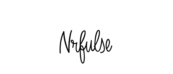 Make a beautiful signature design for name Nrfulse. With this signature (Angelique-Rose-font-FFP) style, you can create a handwritten signature for free. Nrfulse signature style 5 images and pictures png