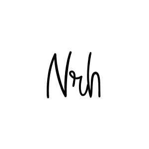 Make a beautiful signature design for name Nrh. Use this online signature maker to create a handwritten signature for free. Nrh signature style 5 images and pictures png