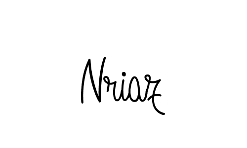 How to Draw Nriaz signature style? Angelique-Rose-font-FFP is a latest design signature styles for name Nriaz. Nriaz signature style 5 images and pictures png