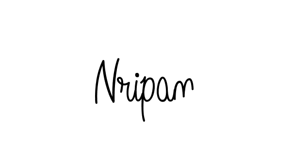 Create a beautiful signature design for name Nripan. With this signature (Angelique-Rose-font-FFP) fonts, you can make a handwritten signature for free. Nripan signature style 5 images and pictures png