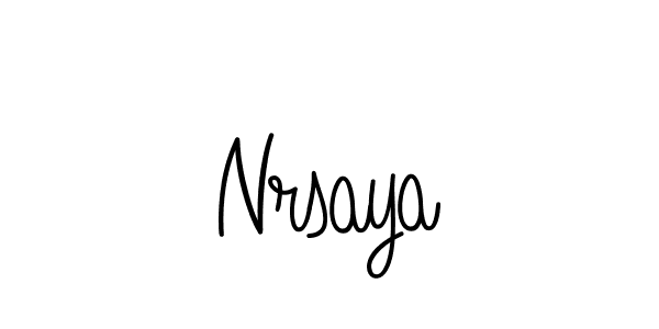 Similarly Angelique-Rose-font-FFP is the best handwritten signature design. Signature creator online .You can use it as an online autograph creator for name Nrsaya. Nrsaya signature style 5 images and pictures png