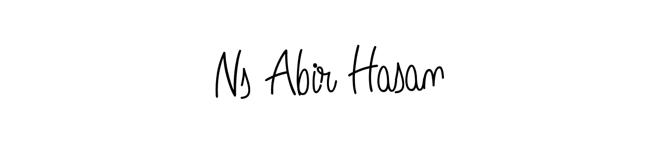Make a beautiful signature design for name Ns Abir Hasan. Use this online signature maker to create a handwritten signature for free. Ns Abir Hasan signature style 5 images and pictures png