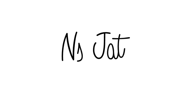 Make a beautiful signature design for name Ns Jat. Use this online signature maker to create a handwritten signature for free. Ns Jat signature style 5 images and pictures png