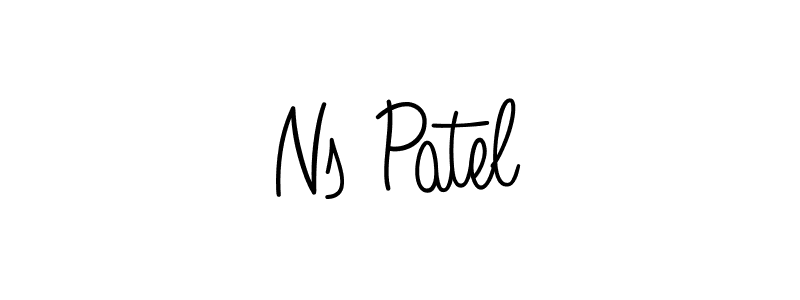 Also You can easily find your signature by using the search form. We will create Ns Patel name handwritten signature images for you free of cost using Angelique-Rose-font-FFP sign style. Ns Patel signature style 5 images and pictures png