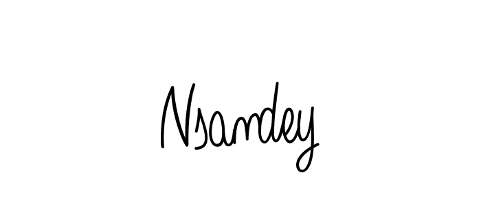 You can use this online signature creator to create a handwritten signature for the name Nsandey. This is the best online autograph maker. Nsandey signature style 5 images and pictures png