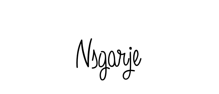 How to Draw Nsgarje signature style? Angelique-Rose-font-FFP is a latest design signature styles for name Nsgarje. Nsgarje signature style 5 images and pictures png