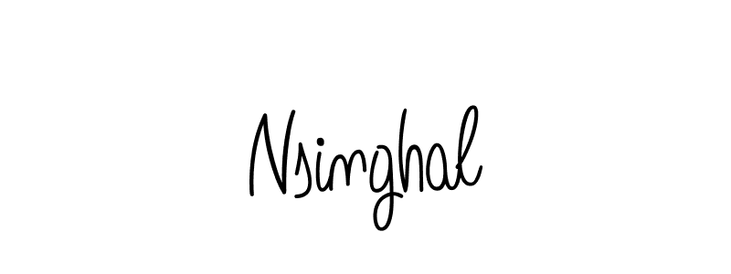 Make a beautiful signature design for name Nsinghal. Use this online signature maker to create a handwritten signature for free. Nsinghal signature style 5 images and pictures png
