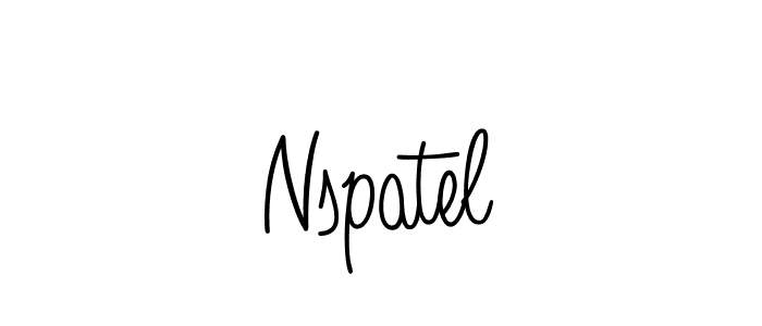 Make a beautiful signature design for name Nspatel. Use this online signature maker to create a handwritten signature for free. Nspatel signature style 5 images and pictures png