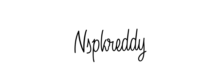 It looks lik you need a new signature style for name Nspkreddy. Design unique handwritten (Angelique-Rose-font-FFP) signature with our free signature maker in just a few clicks. Nspkreddy signature style 5 images and pictures png