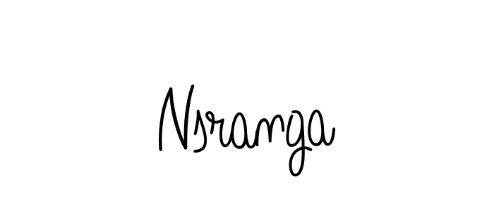 Make a beautiful signature design for name Nsranga. Use this online signature maker to create a handwritten signature for free. Nsranga signature style 5 images and pictures png