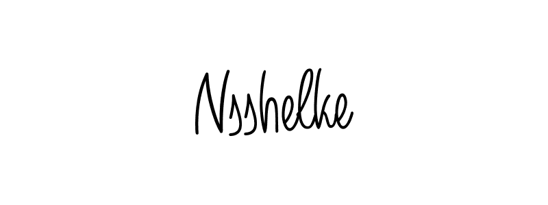Use a signature maker to create a handwritten signature online. With this signature software, you can design (Angelique-Rose-font-FFP) your own signature for name Nsshelke. Nsshelke signature style 5 images and pictures png