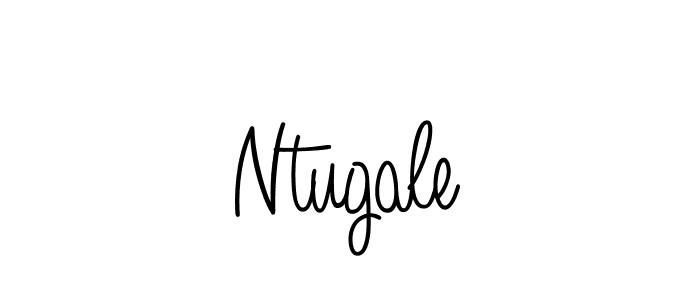 How to make Ntugale name signature. Use Angelique-Rose-font-FFP style for creating short signs online. This is the latest handwritten sign. Ntugale signature style 5 images and pictures png