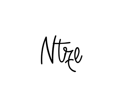 Design your own signature with our free online signature maker. With this signature software, you can create a handwritten (Angelique-Rose-font-FFP) signature for name Ntze. Ntze signature style 5 images and pictures png