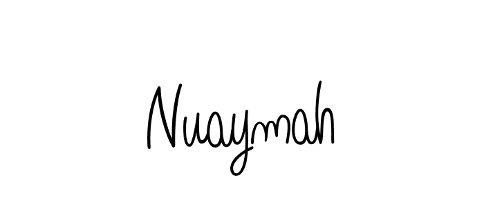 Best and Professional Signature Style for Nuaymah. Angelique-Rose-font-FFP Best Signature Style Collection. Nuaymah signature style 5 images and pictures png