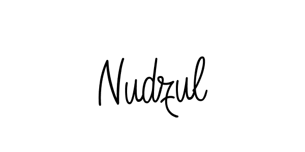 Create a beautiful signature design for name Nudzul. With this signature (Angelique-Rose-font-FFP) fonts, you can make a handwritten signature for free. Nudzul signature style 5 images and pictures png