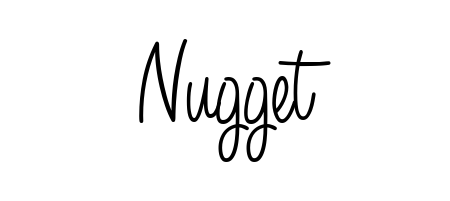 Practice writing Nugget with the flow of Angelique-Rose-font-FFP lettering. A fantastic source of inspiration for developing your personal signature style. Nugget signature style 5 images and pictures png