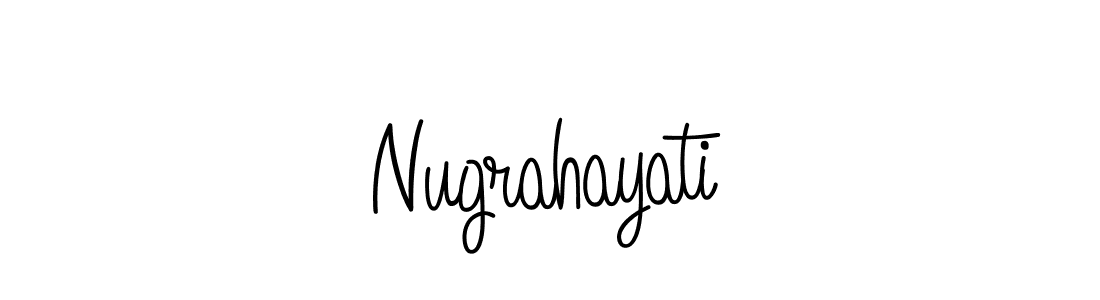 How to make Nugrahayati signature? Angelique-Rose-font-FFP is a professional autograph style. Create handwritten signature for Nugrahayati name. Nugrahayati signature style 5 images and pictures png