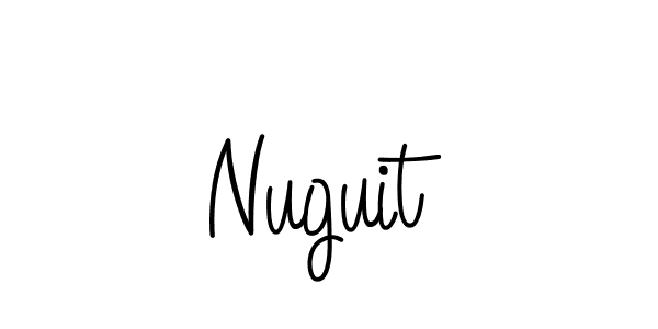 Make a beautiful signature design for name Nuguit. With this signature (Angelique-Rose-font-FFP) style, you can create a handwritten signature for free. Nuguit signature style 5 images and pictures png