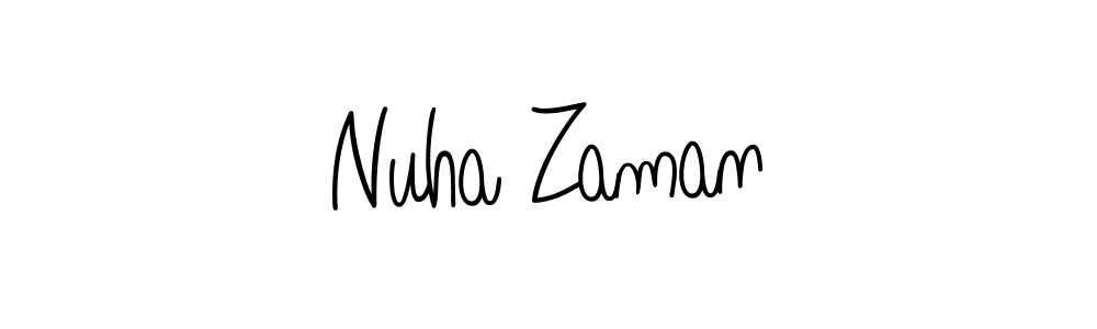 How to Draw Nuha Zaman signature style? Angelique-Rose-font-FFP is a latest design signature styles for name Nuha Zaman. Nuha Zaman signature style 5 images and pictures png