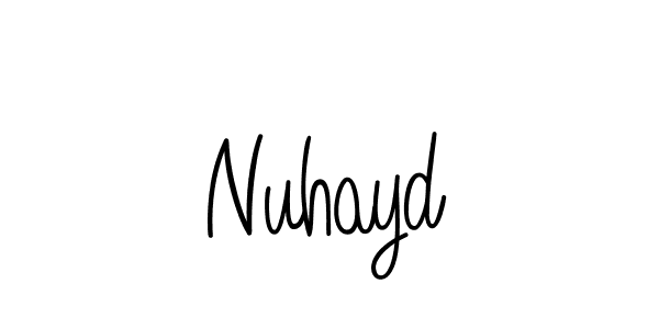 Make a beautiful signature design for name Nuhayd. With this signature (Angelique-Rose-font-FFP) style, you can create a handwritten signature for free. Nuhayd signature style 5 images and pictures png