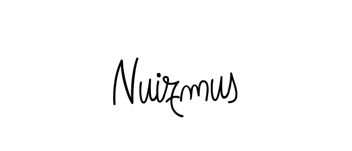 Use a signature maker to create a handwritten signature online. With this signature software, you can design (Angelique-Rose-font-FFP) your own signature for name Nuizmus. Nuizmus signature style 5 images and pictures png