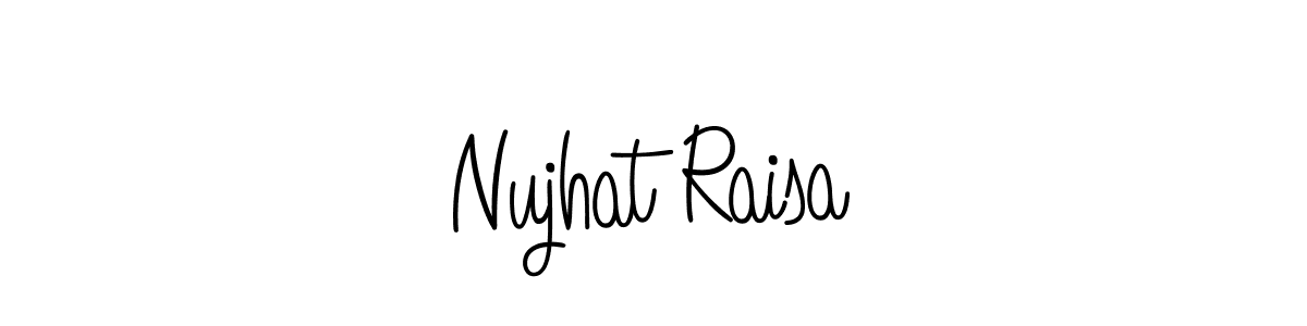 Best and Professional Signature Style for Nujhat Raisa. Angelique-Rose-font-FFP Best Signature Style Collection. Nujhat Raisa signature style 5 images and pictures png