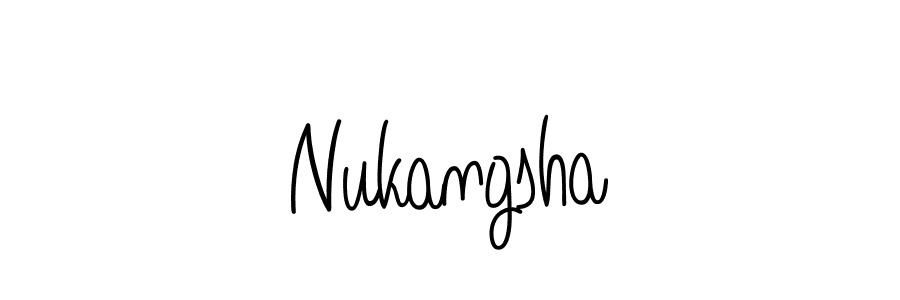 You can use this online signature creator to create a handwritten signature for the name Nukangsha. This is the best online autograph maker. Nukangsha signature style 5 images and pictures png