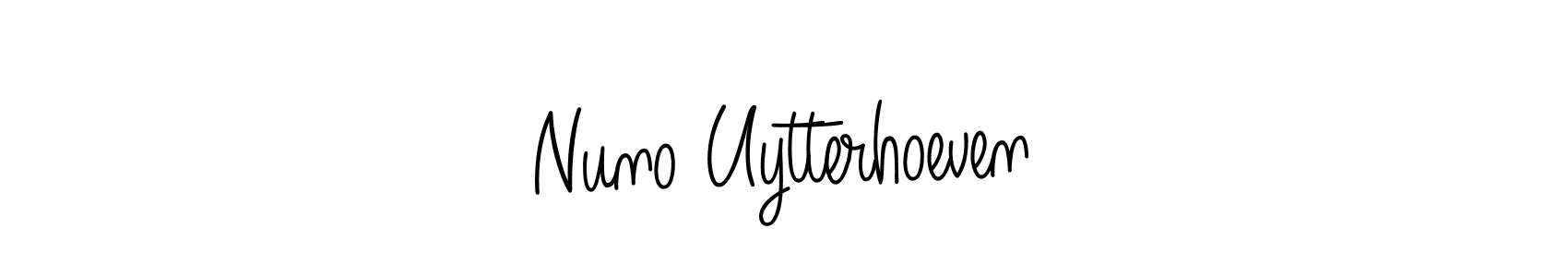 This is the best signature style for the Nuno Uytterhoeven name. Also you like these signature font (Angelique-Rose-font-FFP). Mix name signature. Nuno Uytterhoeven signature style 5 images and pictures png