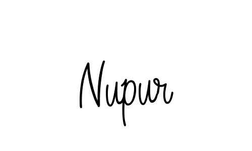 The best way (Angelique-Rose-font-FFP) to make a short signature is to pick only two or three words in your name. The name Nupur include a total of six letters. For converting this name. Nupur signature style 5 images and pictures png