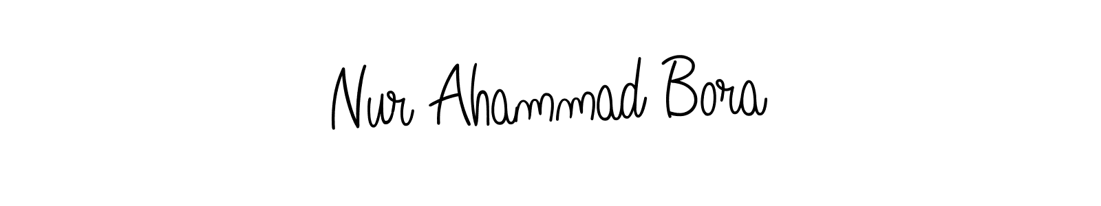 Make a short Nur Ahammad Bora signature style. Manage your documents anywhere anytime using Angelique-Rose-font-FFP. Create and add eSignatures, submit forms, share and send files easily. Nur Ahammad Bora signature style 5 images and pictures png