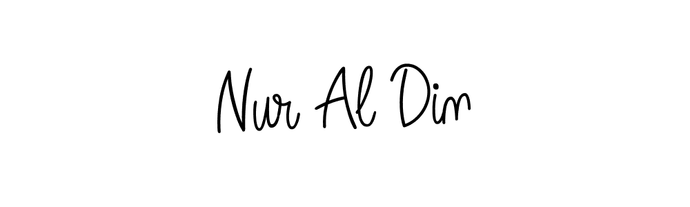 Design your own signature with our free online signature maker. With this signature software, you can create a handwritten (Angelique-Rose-font-FFP) signature for name Nur Al Din. Nur Al Din signature style 5 images and pictures png