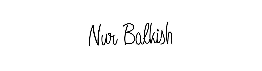 You can use this online signature creator to create a handwritten signature for the name Nur Balkish. This is the best online autograph maker. Nur Balkish signature style 5 images and pictures png