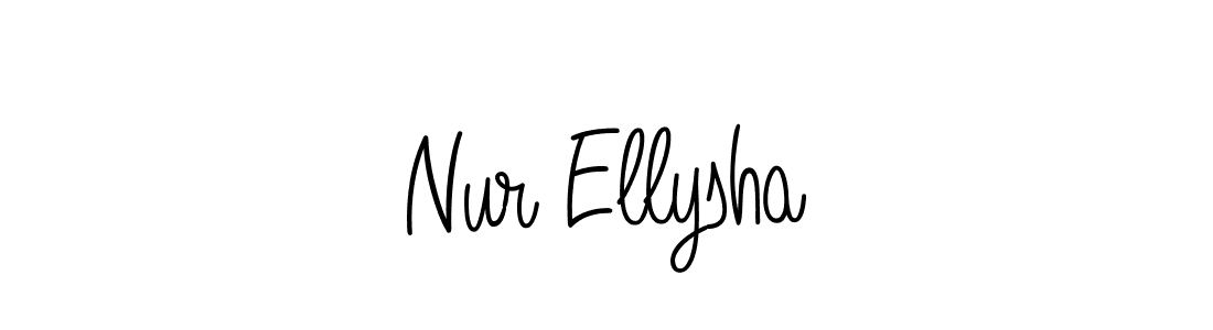 Here are the top 10 professional signature styles for the name Nur Ellysha. These are the best autograph styles you can use for your name. Nur Ellysha signature style 5 images and pictures png