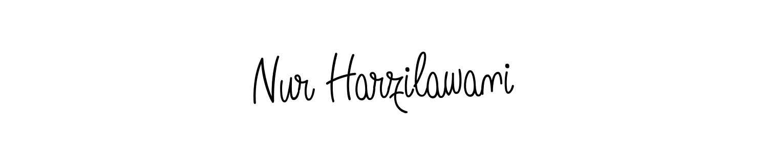 Best and Professional Signature Style for Nur Harzilawani. Angelique-Rose-font-FFP Best Signature Style Collection. Nur Harzilawani signature style 5 images and pictures png