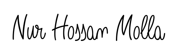 Also You can easily find your signature by using the search form. We will create Nur Hossan Molla name handwritten signature images for you free of cost using Angelique-Rose-font-FFP sign style. Nur Hossan Molla signature style 5 images and pictures png